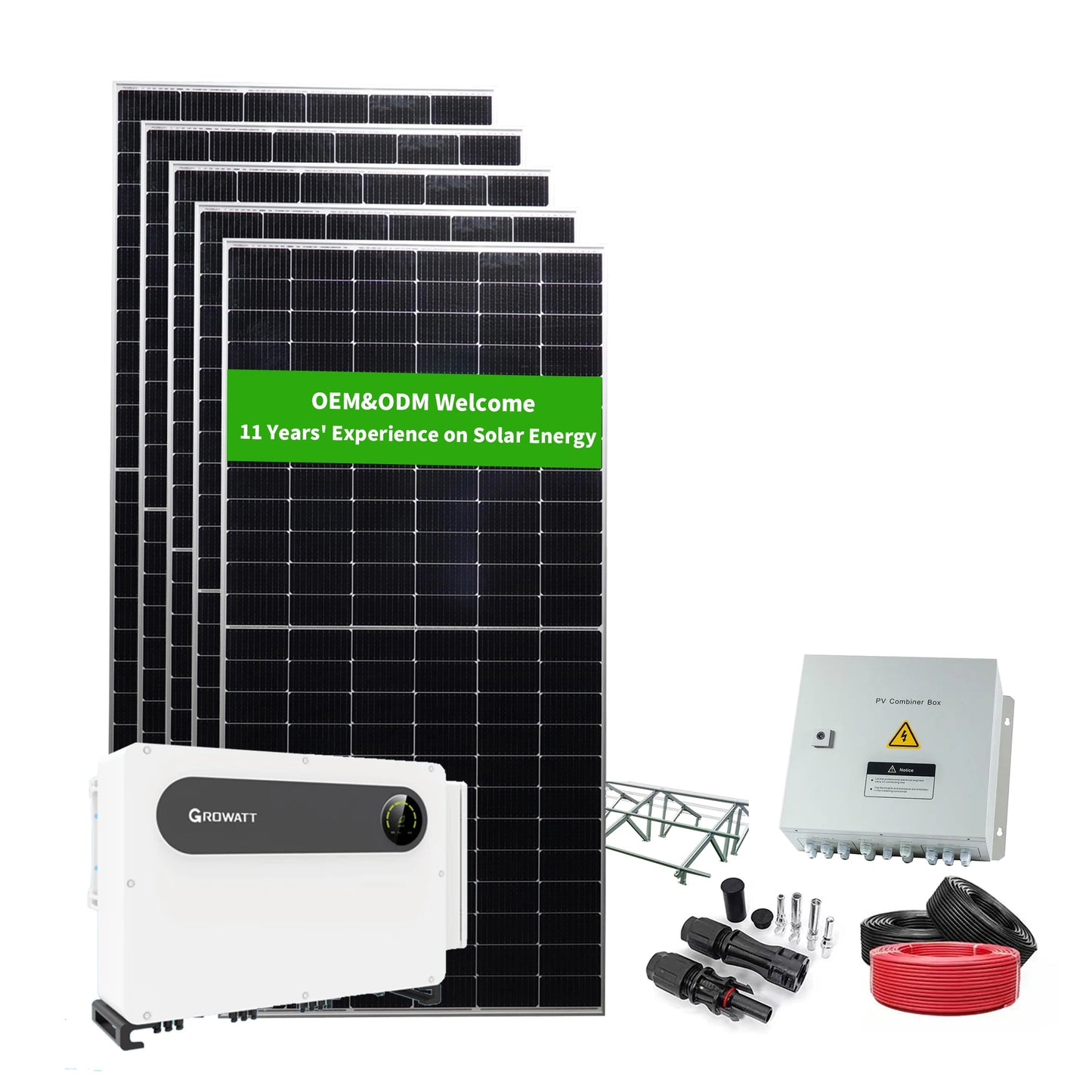 Photovoltaic 2MW Solar Systems Solar Power Plant on Grid Energy Solar System Grid Tied Inverter With Solar Panels