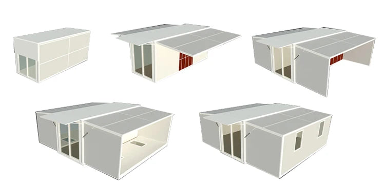 20ft 2 Bedroom Prefab House Expandable