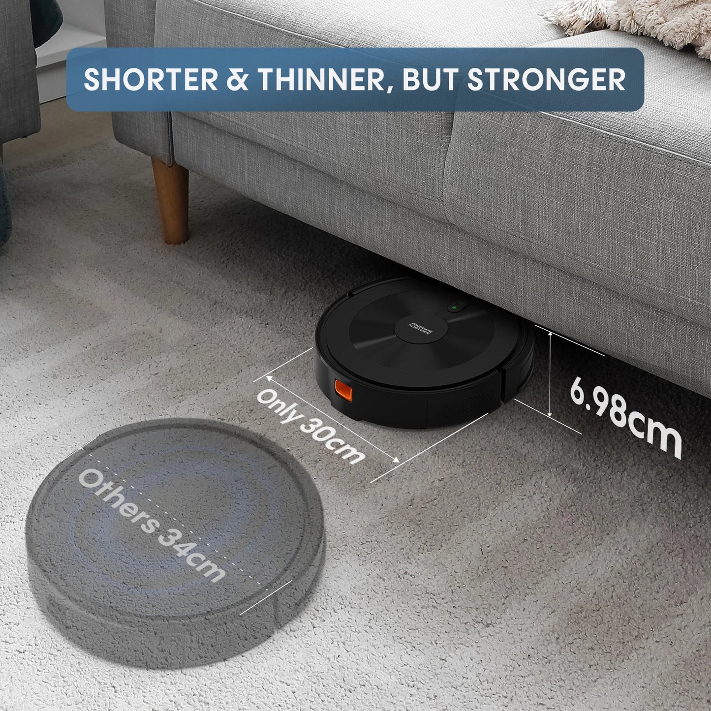 Bagotte Intelligent Robotic Floor Sweeper