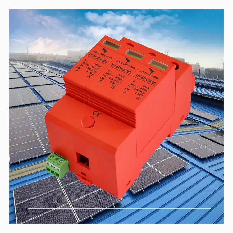 T2 Type DC Solar Power Surge Protection Module SPD 1000V 60KA for PV Solar Systems