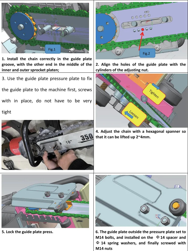 Wall Concrete Saw Building Cement Cutter Hand Held Cutting Diamond Chainsaw Electric Power Saw