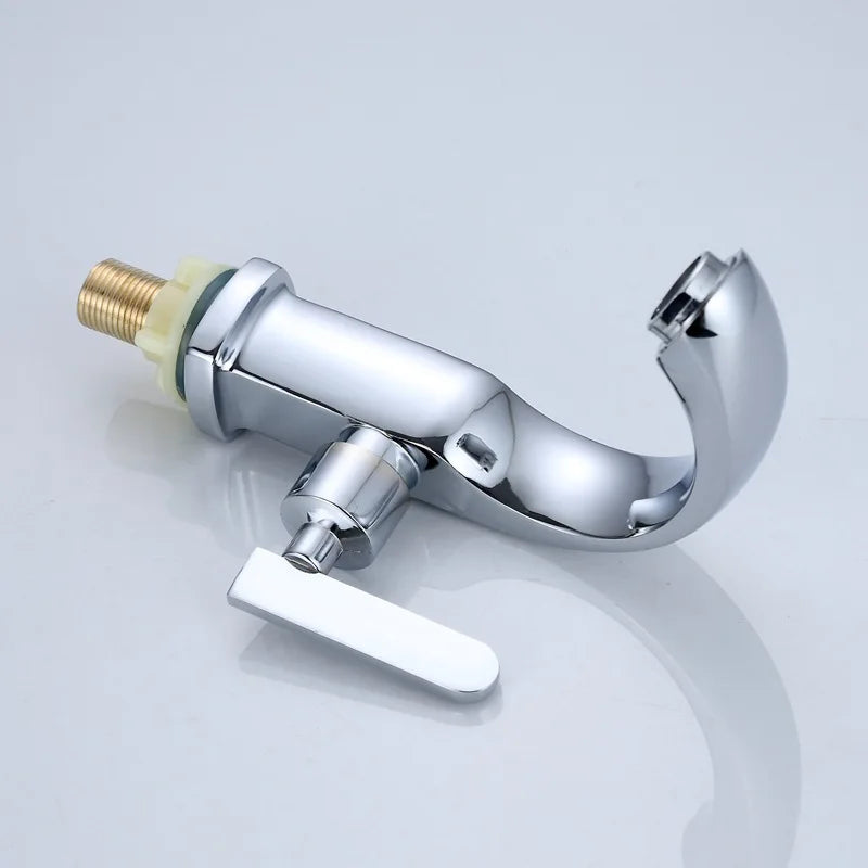 Chinese Factory Single Handle Cold Bathroom Faucets Cheap Zinc Basin Faucets with Ceramic Valve Core