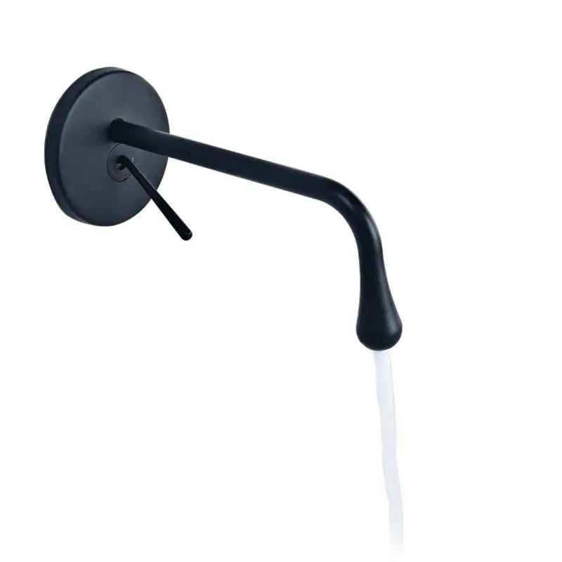 Rose Gold Bathroom Sink Faucet Brass Hot Cold Water Mixer Tap Wall Mount Bathroom Faucets