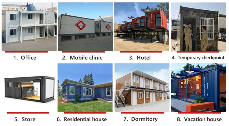 20ft 2 Bedroom Prefab House Expandable