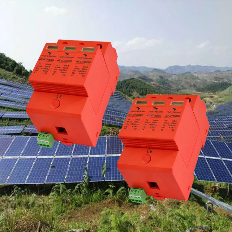 T2 Type DC Solar Power Surge Protection Module SPD 1000V 60KA for PV Solar Systems