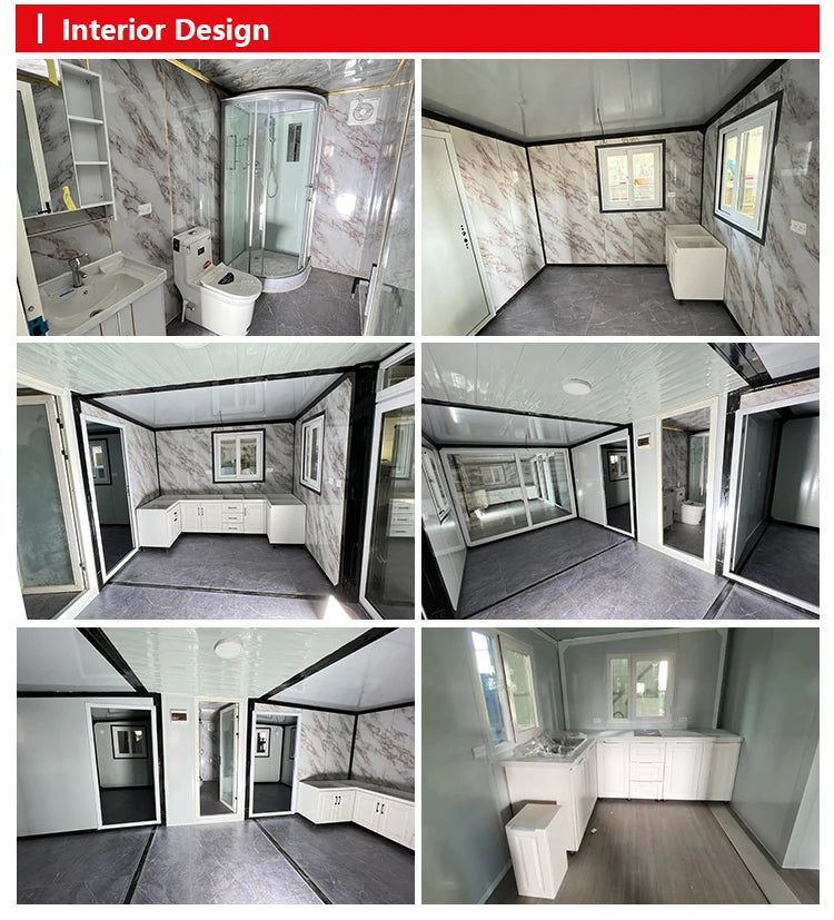 20ft 2 Bedroom Prefab House Expandable