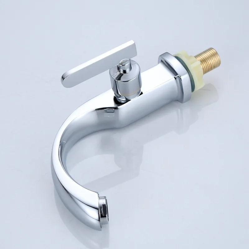 Chinese Factory Single Handle Cold Bathroom Faucets Cheap Zinc Basin Faucets with Ceramic Valve Core