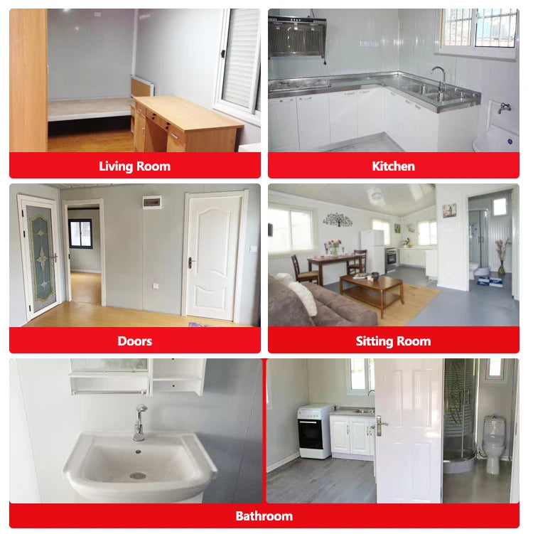 20ft 2 Bedroom Prefab House Expandable