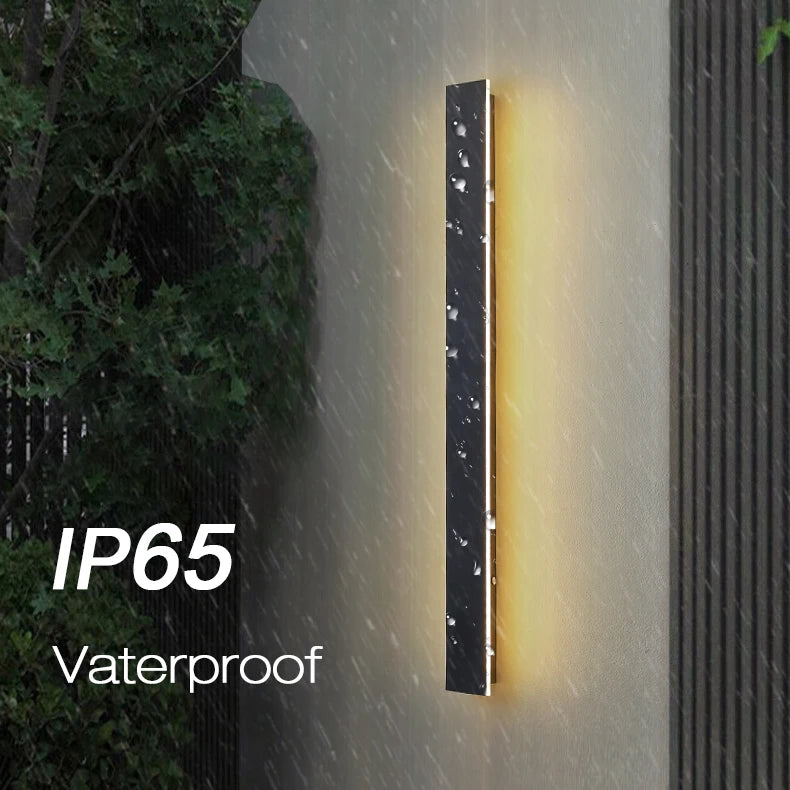 Modern Outdoor Wall Light for House Exterior Wall Light Fixtures IP65 Waterproof Long Wall Mount Light for Garage Doorway Patio