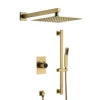Wall Mounted Bathroom Faucets Rain Shower Set With Head Shower