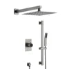 Wall Mounted Bathroom Faucets Rain Shower Set With Head Shower