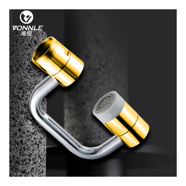 Dual Spout Single Handle Mixer Tap Multifunction Brushed Faucets Mixers & Taps Basin Faucet Bathroom Faucets