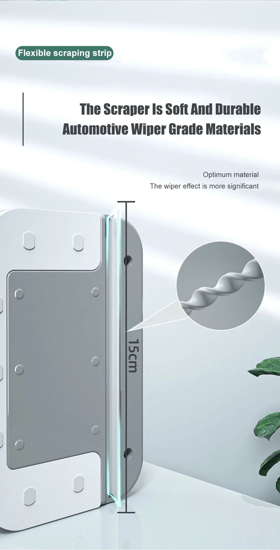 Magnetic Window Cleaner Brush Double-Side Automatic Water Discharge Wiper Glass Window Brush Cleaning Office Household Tools