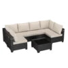 7-piece Sofa Custom Modular Combination Rattan Garden