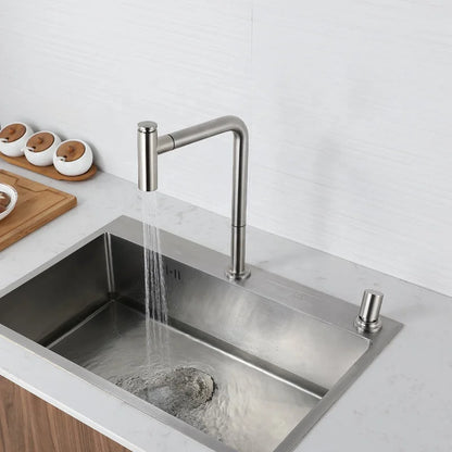 304 Stainless Steel Kitchen Mixer Tap Put Out Sprayer Kitchen Faucets