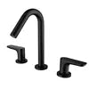 Three Hole Double Handle Bathroom Sink Faucet