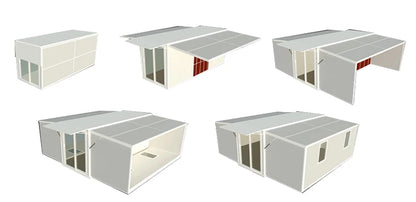 20ft 2 Bedroom  Prefab House Expandable