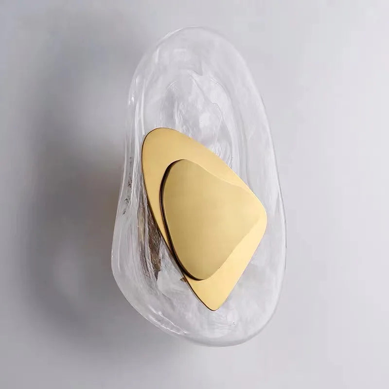 Modern LED Wall Lamp Gold Crystal Wall Lights for Living Room Dinning Room Corridor Study Home Lighting Decoration