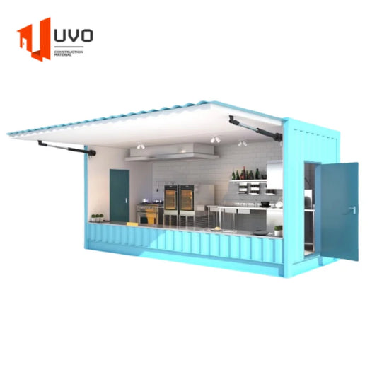 Prefab Modular Container Shop Luxury 2 Stores Container for  Store