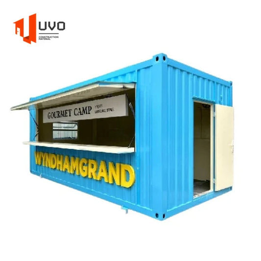 Prefab Modular Container Shop Luxury 2 Stores Container for  Store