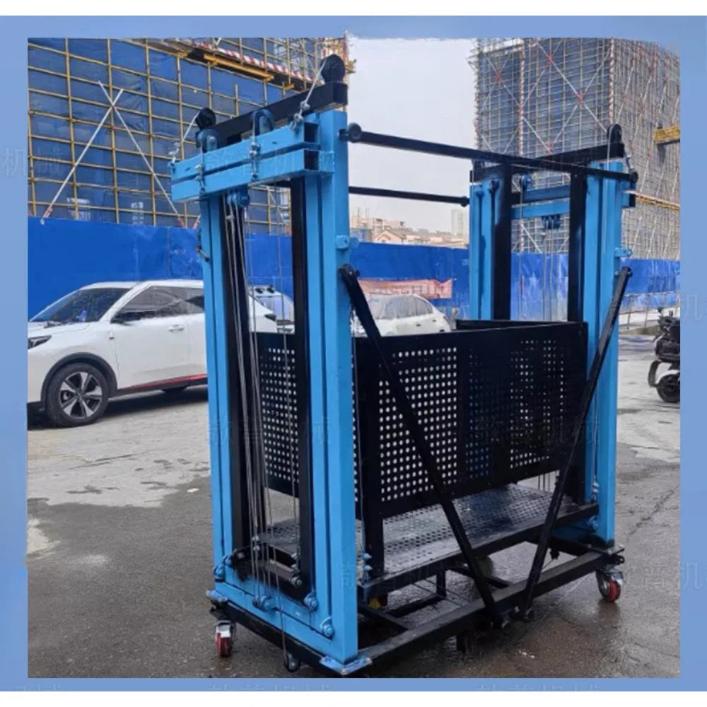 Electric Scaffolding Lift Mobile Foldable Remote Control Fully Automatic Hoist