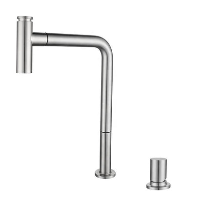 304 Stainless Steel Kitchen Mixer Tap Put Out Sprayer Kitchen Faucets