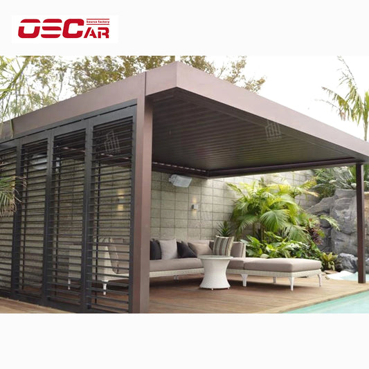 Spa Hot Tub Gazebo Permanent Canopy Garden Patio Gazebo for Spa Pools Quality Pergola Heavy-duty Pavilion Solid Tent