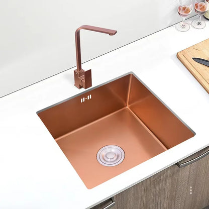 HONGDEC 304 Stainless Steel Rose Gold Modern Multifunction Sinks Kitchen Sink