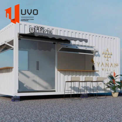 Prefab Modular Container Shop Luxury 2 Stores Container for  Store