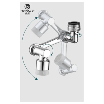 Dual Spout Single Handle Mixer Tap Multifunction Brushed Faucets Mixers & Taps Basin Faucet Bathroom Faucets
