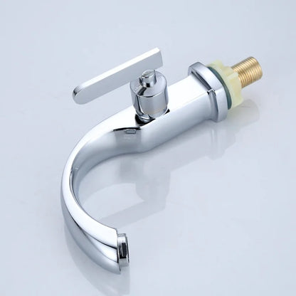 Chinese Factory Single Handle Cold Bathroom Faucets Cheap Zinc Basin Faucets with Ceramic Valve Core