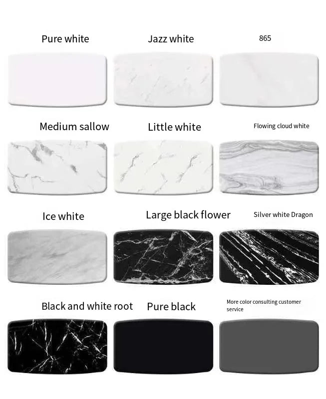 Modern Luxury Italian Rectangular Dining Table Set with a Marble Top