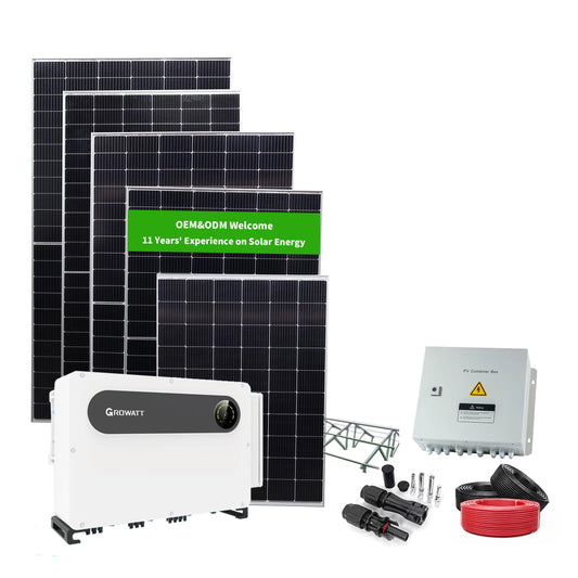 Photovoltaic 2MW Solar Systems Solar Power Plant on Grid Energy Solar System Grid Tied Inverter With Solar Panels