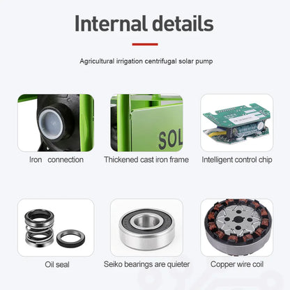 Solar Powered Booster Pump Solar Dc Surface Water Pump Farm Irrigation Water Pumps