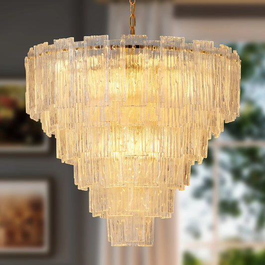 Crystal Chandeliers Candle Pendant Ceiling Light Fixture for Dining Room Living Room Kitchen Bedroom Hallway Entry D25