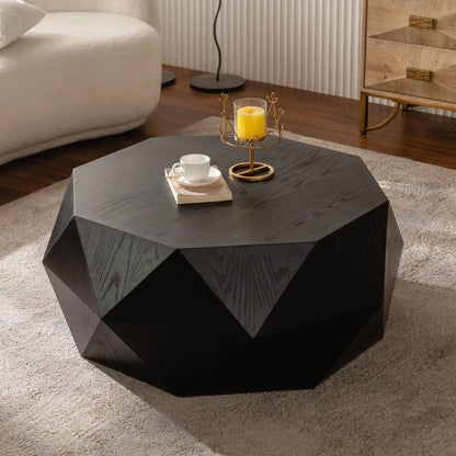 Vintage Style Bucket Shaped Coffee Table Set for Office, Dining Room and Living Room