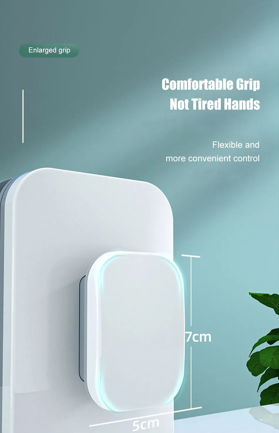 Magnetic Window Cleaner Brush Double-Side Automatic Water Discharge Wiper Glass Window Brush Cleaning Office Household Tools