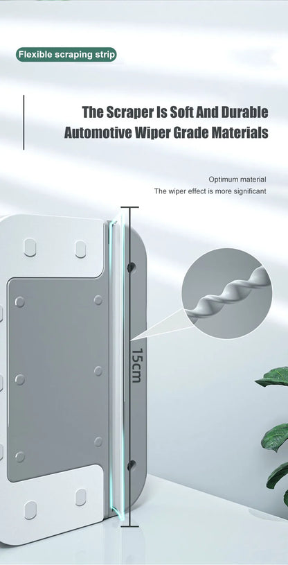 Magnetic Window Cleaner Brush Double-Side Automatic Water Discharge Wiper Glass Window Brush Cleaning Office Household Tools