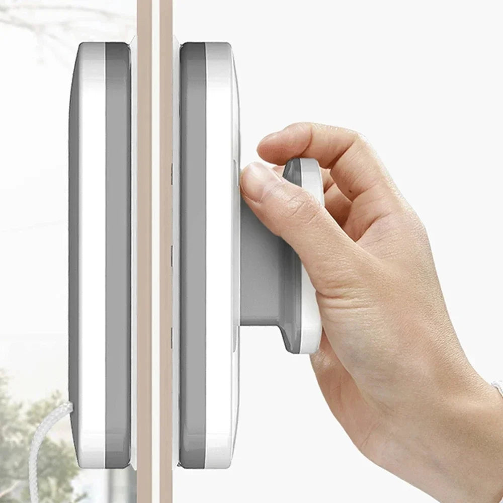 Magnetic Window Cleaner Brush Double-Side Automatic Water Discharge Wiper Glass Window Brush Cleaning Office Household Tools