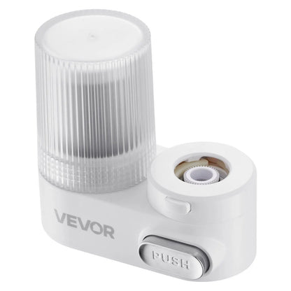 Faucet Mount Water Filter Sink Water Purifier for Kitchen Vertical White
