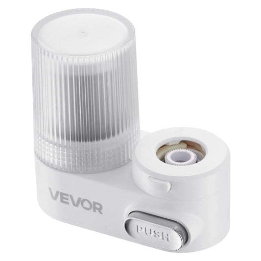 Faucet Mount Water Filter Sink Water Purifier for Kitchen Vertical White